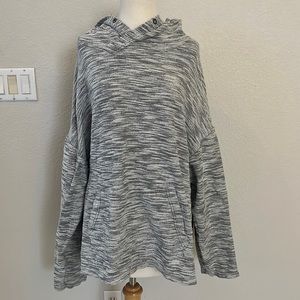 American eagle outfitters poncho hoodie